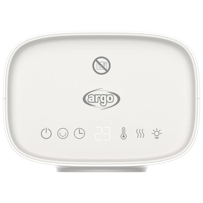 Argo BOBO Termoventilatore Ceramico 2000 W Timer 9h Oscillazione Telecomando colore Bianco