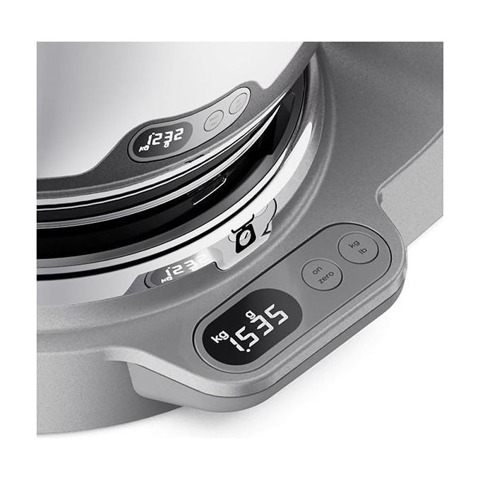 Kenwood KVL85.004SI Titanium Chef Baker XL Robot da Cucina 1200 W Ciotola 7 L con Bilancia Integrata colore Argento