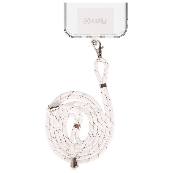 Celly Lacet Case Universal Bianco