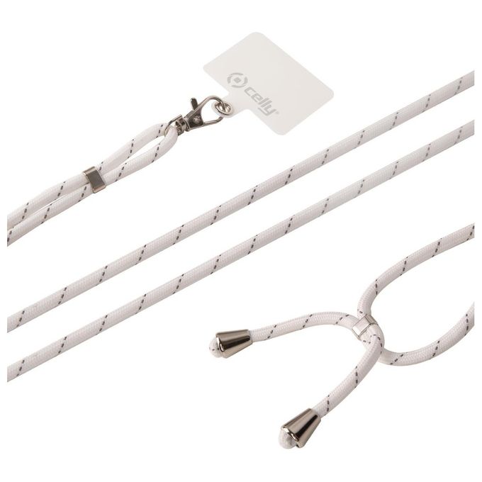 Celly Lacet Case Universal Bianco