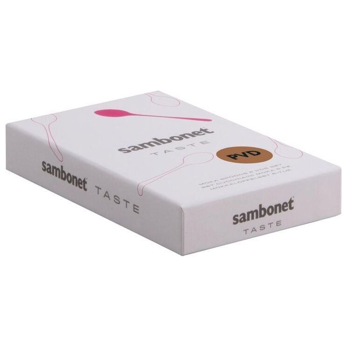Sambonet Taste PVD 6 Cucchiaini Moka Rame Lucido