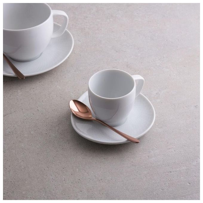 Sambonet Taste PVD 6 Cucchiaini Moka Rame Lucido