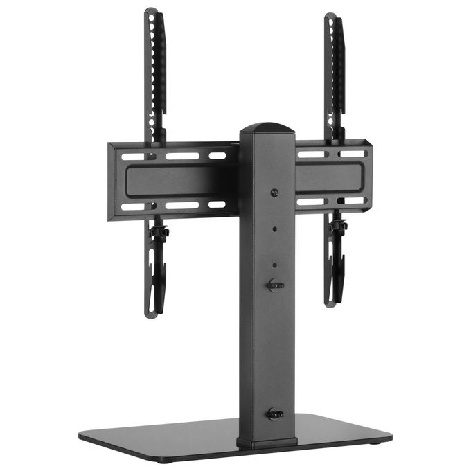 Equip 650611 Supporto da Tavolo per TV LCD 32'' 55'' VESA 400x400 40 Kg Regolabile in Altezza colore Nero