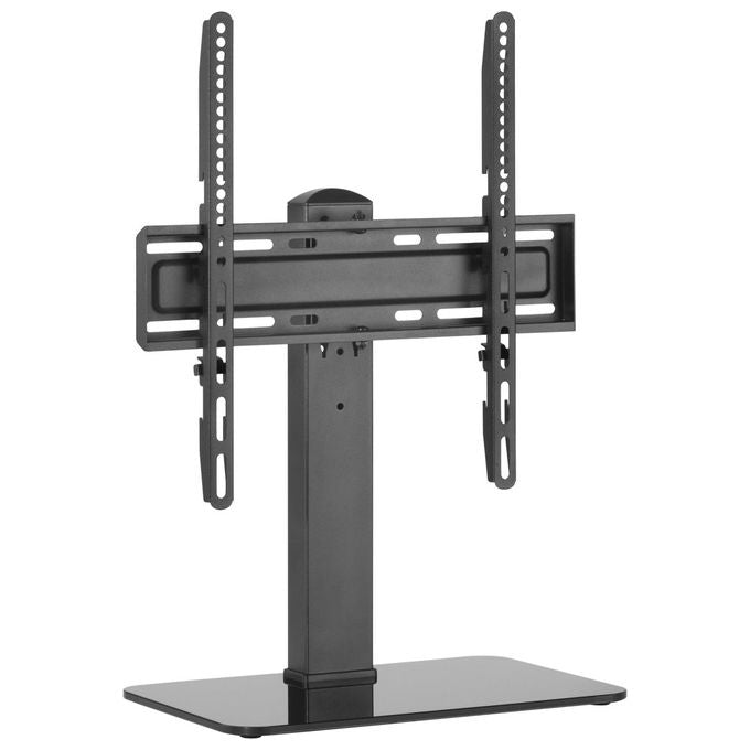 Equip 650611 Supporto da Tavolo per TV LCD 32'' 55'' VESA 400x400 40 Kg Regolabile in Altezza colore Nero