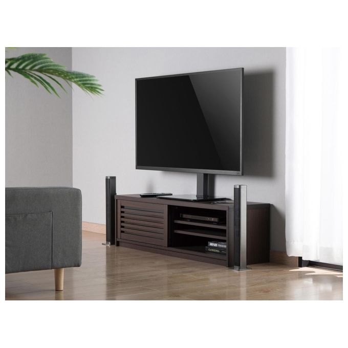 Equip 650612 Supporto per TV da Tavolo Universale 37'' a 70'' Fino a 40 Kg Regolabile in Altezza VESA 600x400 colore Nero