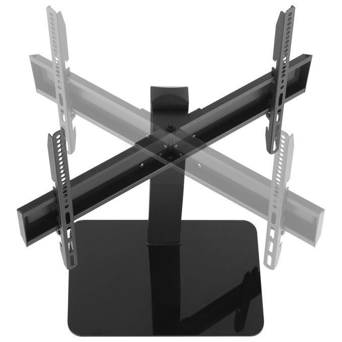 Equip 650612 Supporto per TV da Tavolo Universale 37'' a 70'' Fino a 40 Kg Regolabile in Altezza VESA 600x400 colore Nero