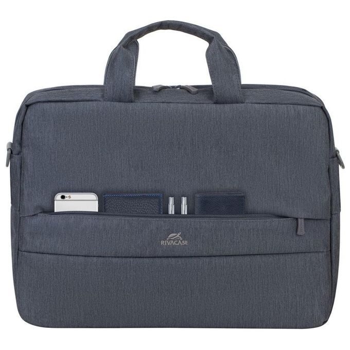 Rivacase Borsa Antifurto per Notebook da 15.6'' Grigio Scuro