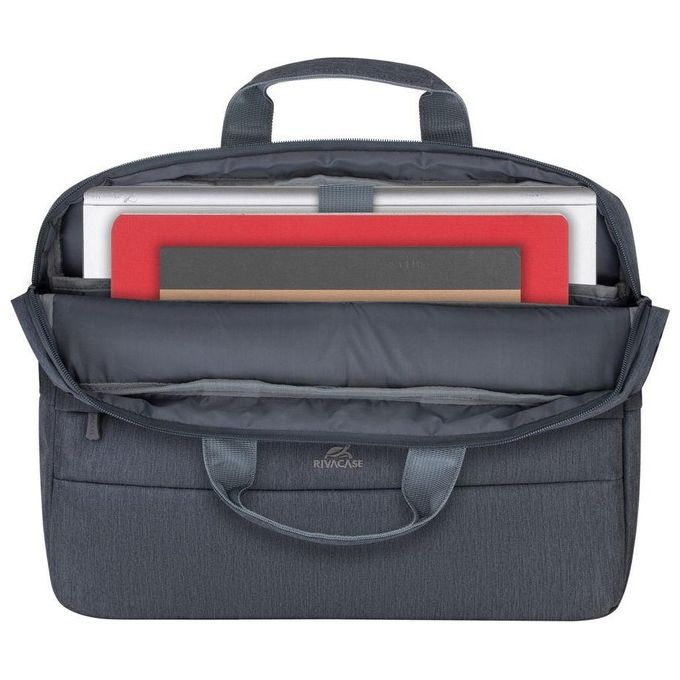 Rivacase Borsa Antifurto per Notebook da 15.6'' Grigio Scuro