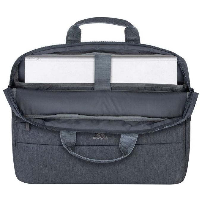 Rivacase Borsa Antifurto per Notebook da 15.6'' Grigio Scuro