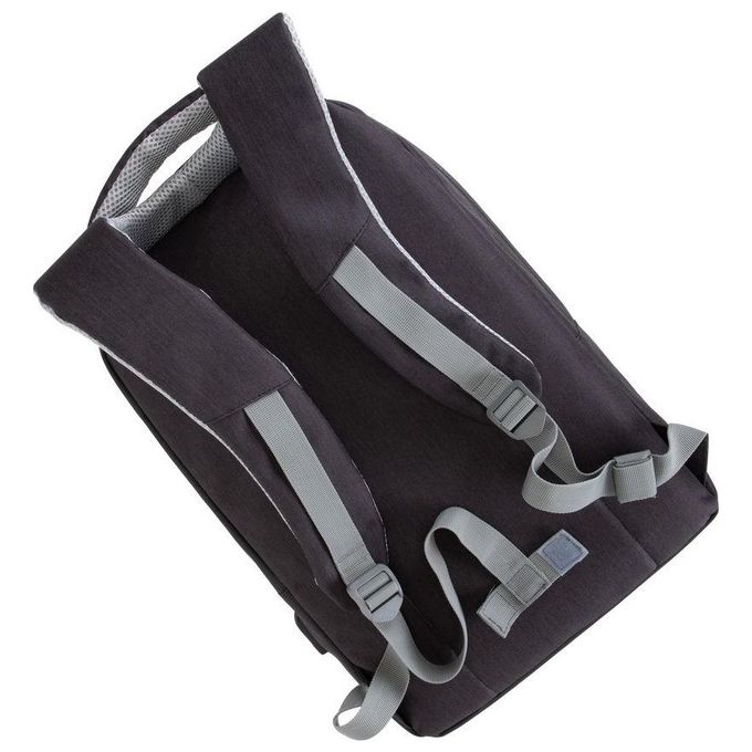 Rivacase 7562 Prater Zaino per Notebook 15.6'' con Porta USB Esterna e Funzione Antifurto colore Nero