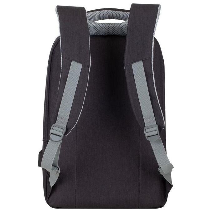 Rivacase 7562 Prater Zaino per Notebook 15.6'' con Porta USB Esterna e Funzione Antifurto colore Nero