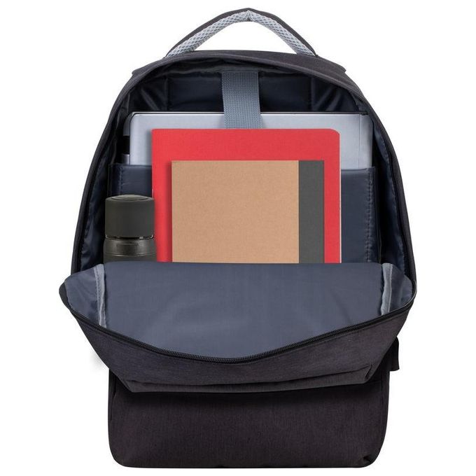 Rivacase 7562 Prater Zaino per Notebook 15.6'' con Porta USB Esterna e Funzione Antifurto colore Nero