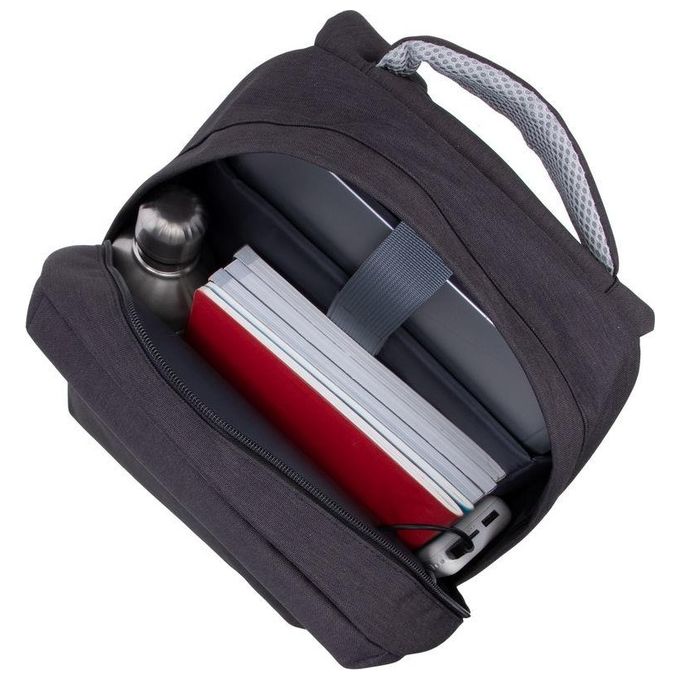 Rivacase 7562 Prater Zaino per Notebook 15.6'' con Porta USB Esterna e Funzione Antifurto colore Nero