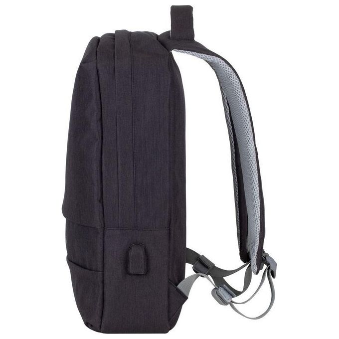 Rivacase 7562 Prater Zaino per Notebook 15.6'' con Porta USB Esterna e Funzione Antifurto colore Nero