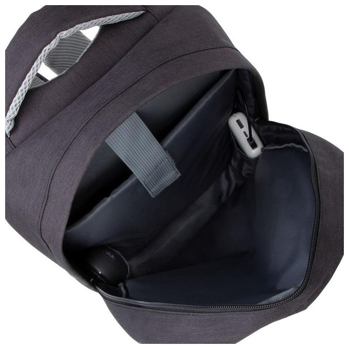 Rivacase 7562 Prater Zaino per Notebook 15.6'' con Porta USB Esterna e Funzione Antifurto colore Nero