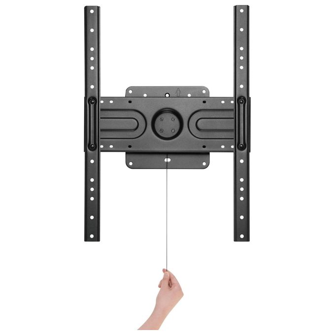 Equip 650331 Supporto a Parete per TV Rotante Universale da 37'' a 80'' Compatibilita' VESA 200x200 600x400 mm Carico Massimo 50 Kg colore Nero