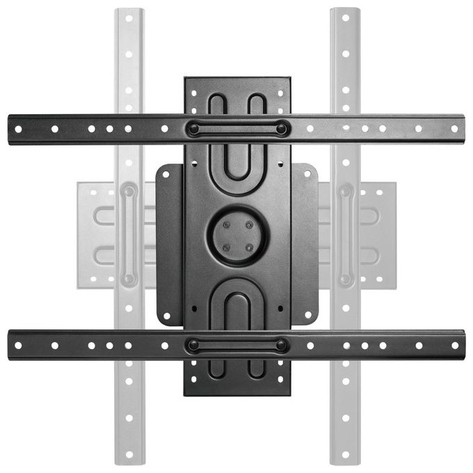 Equip 650331 Supporto a Parete per TV Rotante Universale da 37'' a 80'' Compatibilita' VESA 200x200 600x400 mm Carico Massimo 50 Kg colore Nero