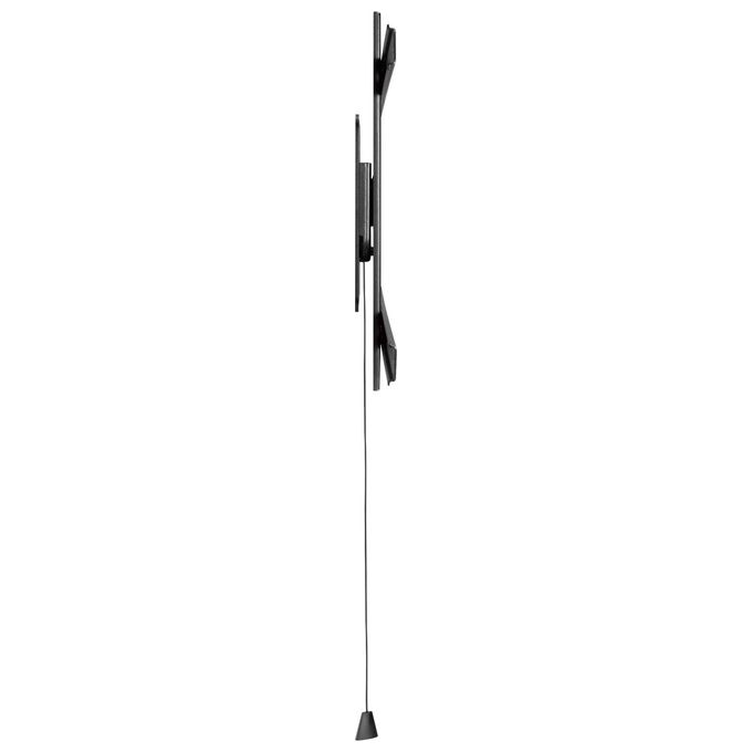 Equip 650331 Supporto a Parete per TV Rotante Universale da 37'' a 80'' Compatibilita' VESA 200x200 600x400 mm Carico Massimo 50 Kg colore Nero
