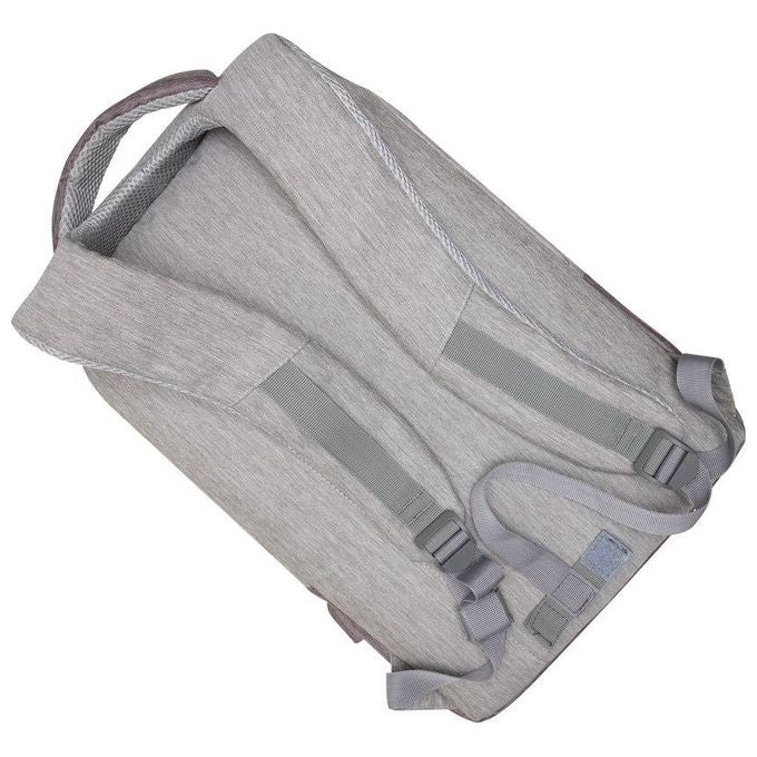 Rivacase 7562 Prater Zaino Antifurto per Laptop 15.6'' con Porta USB Poliestere Grigio Moca colore Grigio Moca