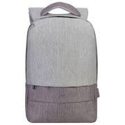 Rivacase 7562 Prater Zaino Antifurto per Laptop 15.6'' con Porta USB Poliestere Grigio Moca colore Grigio Moca