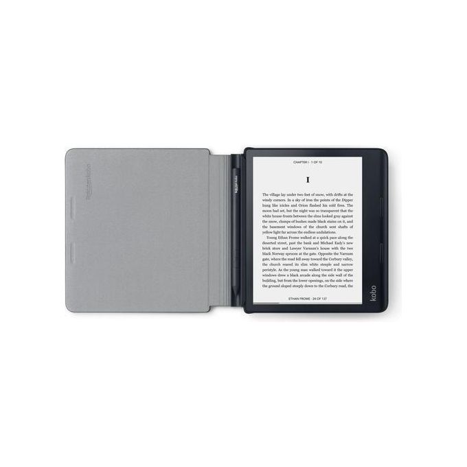 Kobo N779-AC-BK-E-PU PowerCover Custodia eBook Sage 8'' Batteria Integrata Chiusura Magnetica Supporto Stylus colore Nero
