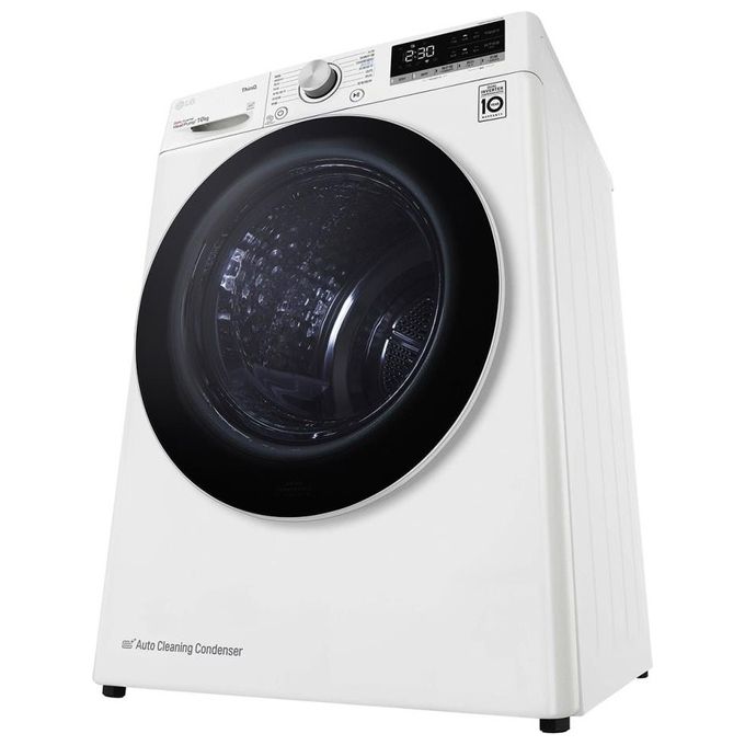 LG RH10V9AV4W Asciugatrice Pompa di Calore 10 Kg Classe C DUAL Inverter Wi-Fi Allergy Care (85x60x69 cm) colore Bianco
