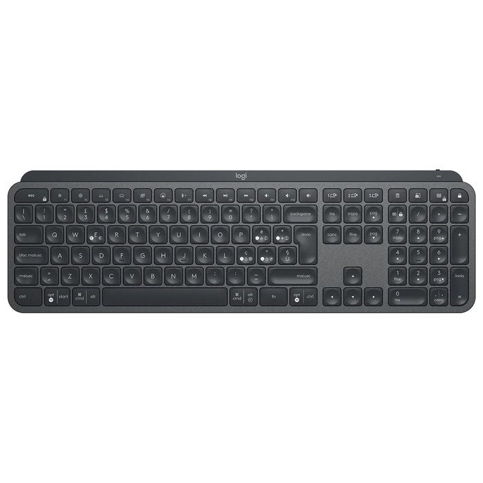 Logitech 920-010247 MX Keys for Business Tastiera Wireless Bluetooth QWERTY Italiano Retroilluminata USB-C colore Grafite