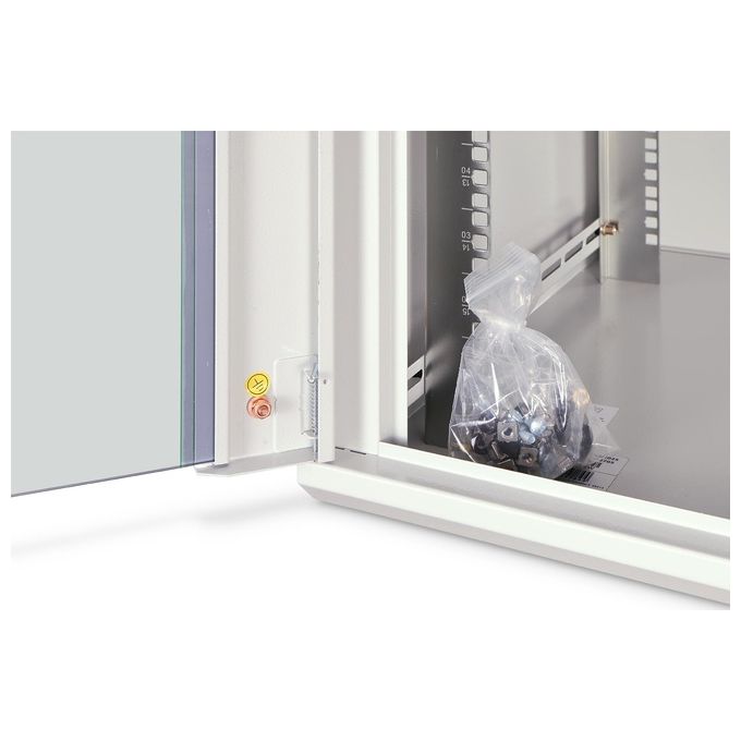 Digitus DN-19 16U-6-6-EC Serie Dynamic Basic Custodia a Parete 16U Capacita' 60 Kg IP20 Vetro Acciaio colore Grigio