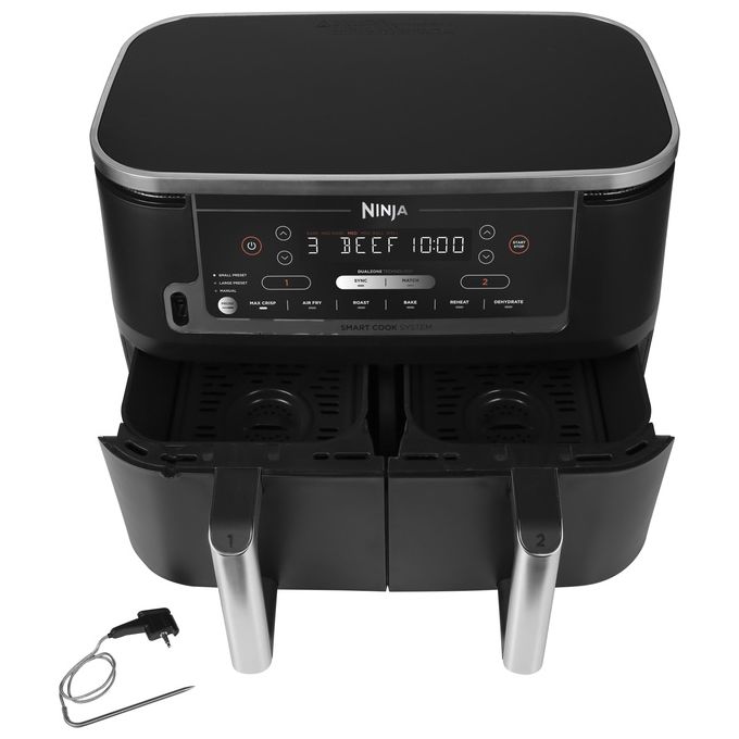 Ninja, Friggitrice ad Aria Dual Zone MAX PRO, 9.5L, AF451EU, Nero