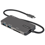 StarTech DKT30CHSDPD Adattatore Multiporta USB-C 6 in 1 HDMI 4K 30Hz 2x USB-A Lettore SD-MicroSD Power Delivery 100W colore Grigio