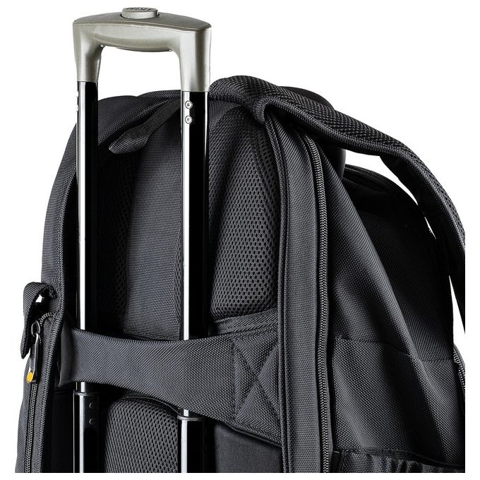 StarTech NTBKBAG156 Zaino per Laptop 15.6'' con Custodia Accessori Rimovibile Scomparto Espandibile Tasche per Tablet e Bottiglia Materiale Nylon 1680D colore Nero