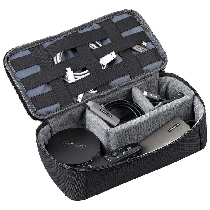StarTech NTBKBAG173 Zaino Porta PC 17.3'' Nylon Balistico 1680D Custodia Accessori Rimovibile Ergonomico colore Nero