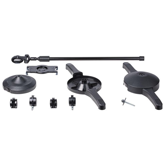 StarTech.com STNDTBLTMOB Supporto per Tablet da Pavimento con Ruote Bloccabili 7'' 11'' Altezza Regolabile 92,5 146,8 cm Rotazione 360° colore Nero
