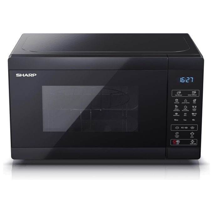 Sharp YC-MG02EB Forno a microonde con Grill 20 L 800 W 11 livelli di potenza 8 programmi colore Nero