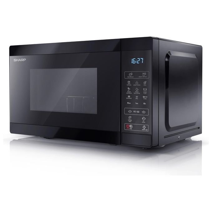 Sharp YC-MG02EB Forno a microonde con Grill 20 L 800 W 11 livelli di potenza 8 programmi colore Nero