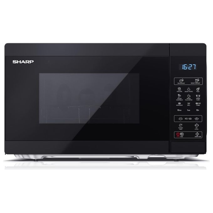 Sharp YC-MG02EB Forno a microonde con Grill 20 L 800 W 11 livelli di potenza 8 programmi colore Nero