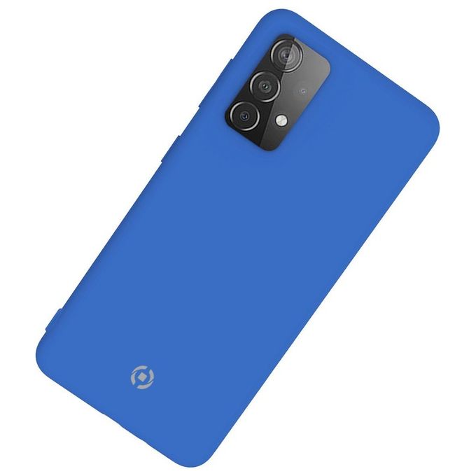 Celly Cover Cromo per Samsung Galaxy A52 5G 4G A52s 5G Blu