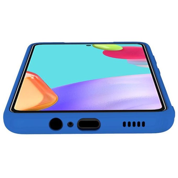 Celly Cover Cromo per Samsung Galaxy A52 5G 4G A52s 5G Blu