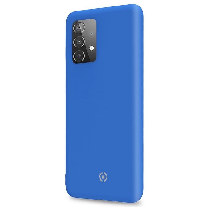 Celly Cover Cromo per Samsung Galaxy A52 5G 4G A52s 5G Blu