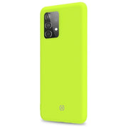 Celly Cover Cromo per Samsung A52 5G 4G A52s 5G Giallo
