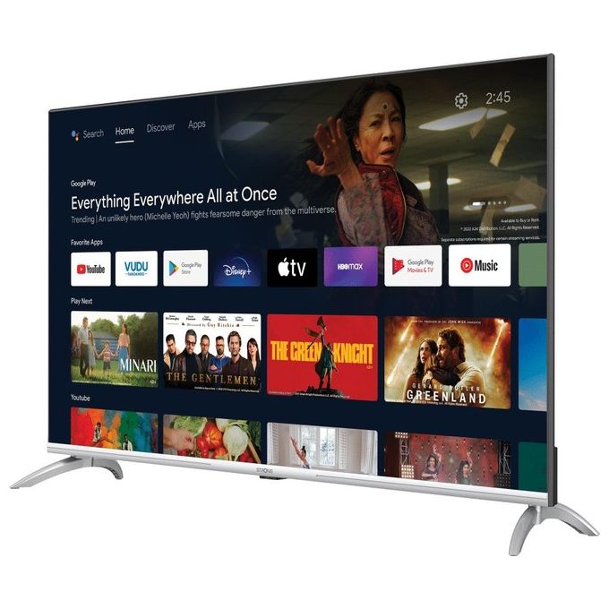 Strong SRT43UD6593 Smart TV LED 43'' 4K Ultra HD Android TV HDR10 Wi-Fi Bluetooth Google Assistant colore Nero