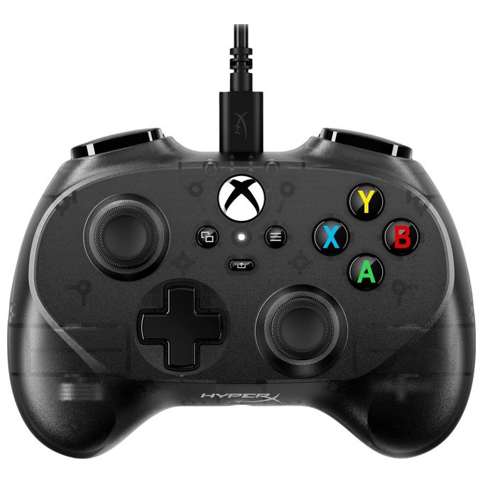 HyperX 8B1S0AA Clutch Tanto Mini Controller Gaming Cablato USB Xbox Series X-S Xbox One PC Android colore Nero