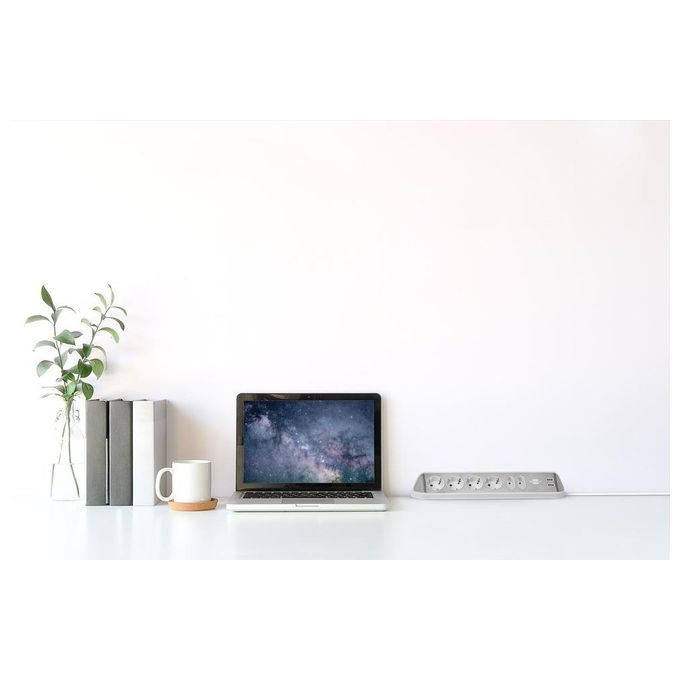 Brennenstuhl Estilo Presa Multipla 6 Prese Bianco