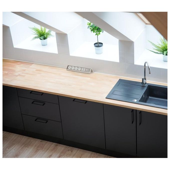 Brennenstuhl Estilo Presa Multipla 6 Prese Bianco