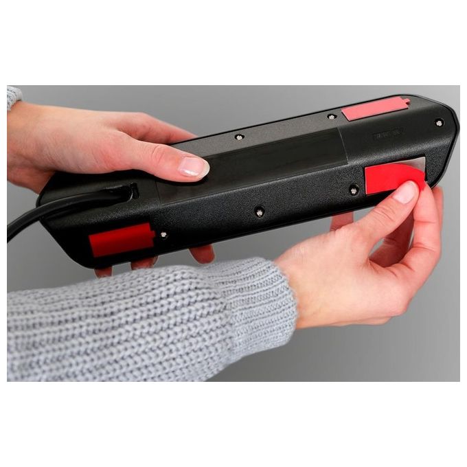 Brennenstuhl Estilo Presa Multipla 6 Prese Nero