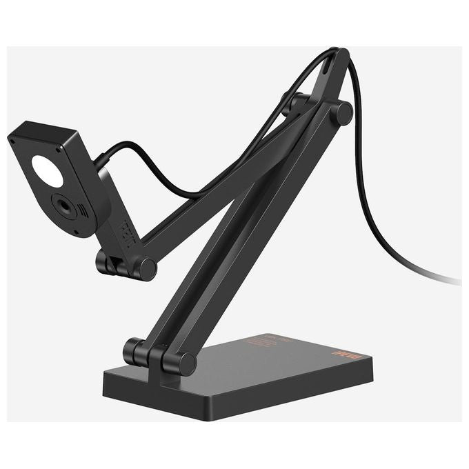 IPEVO 5-903-3-01-00 V4K PRO Videocamera per Documenti USB Ultra HD 3264 x 2448 pixel 30 fps con Microfono AI Riduzione Rumore colore Grigio ardesia