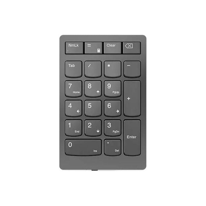 Lenovo 4Y41C33791 Tastierino Numerico Wireless RF 2.4 GHz 21 Tasti Grigio