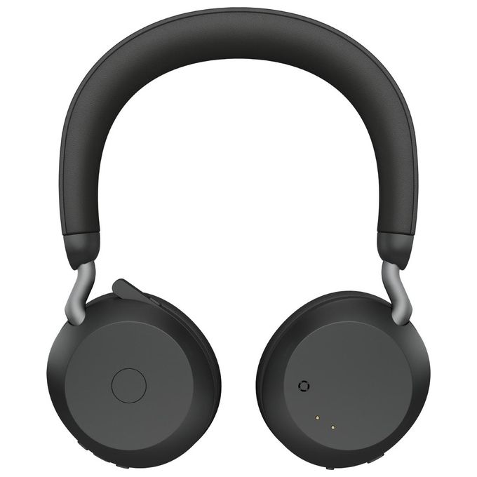 Jabra 27599-989-999 Evolve2 75 Cuffie Wireless Stereo con Cancellazione Attiva del Rumore e Microfono a 8 Microfoni colore Nero