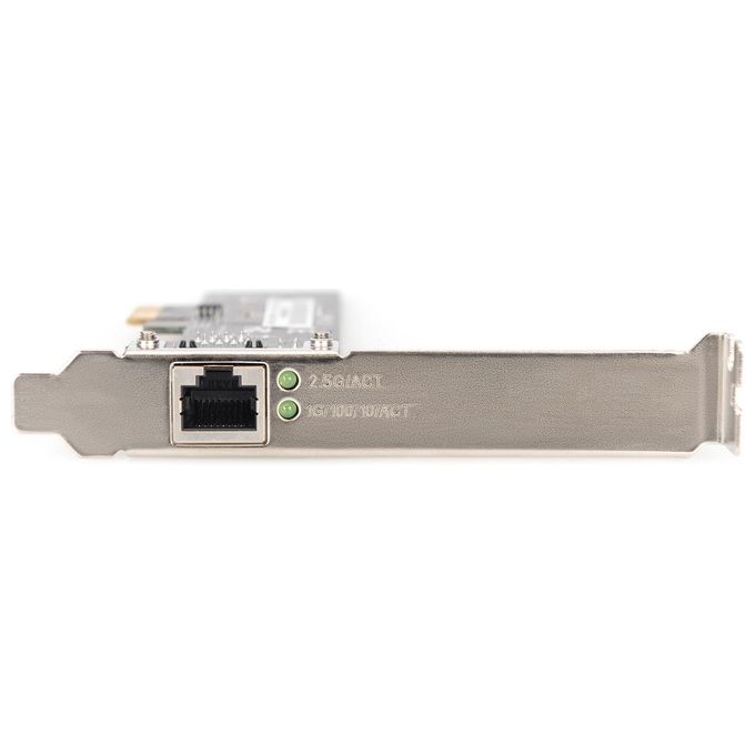 Digitus DN-10135 Scheda di rete Gigabit Ethernet PCI Express 2.5G 2500 Mbit-s 10-100-1000-2500BASE-T colore Nero