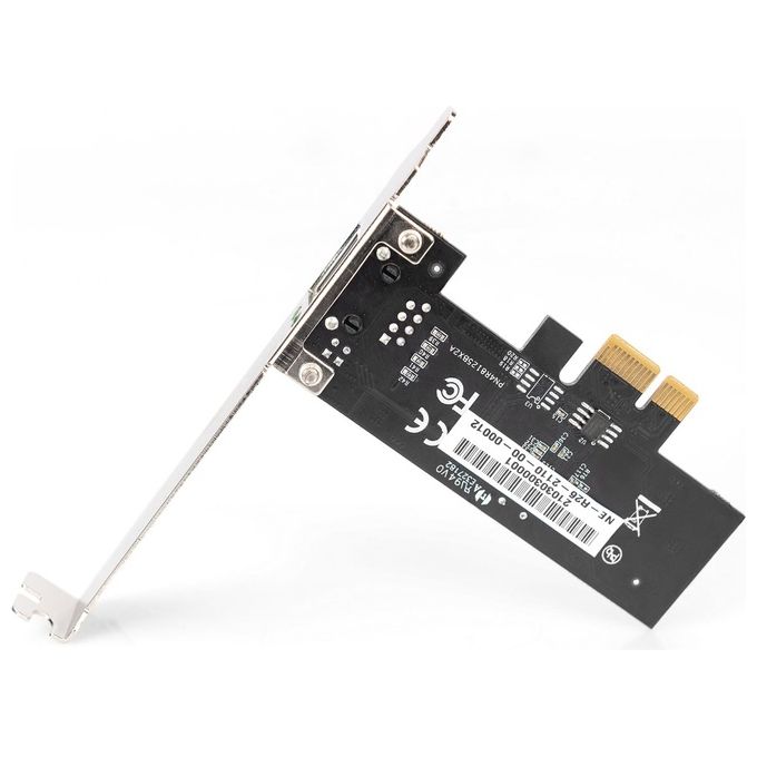 Digitus DN-10135 Scheda di rete Gigabit Ethernet PCI Express 2.5G 2500 Mbit-s 10-100-1000-2500BASE-T colore Nero